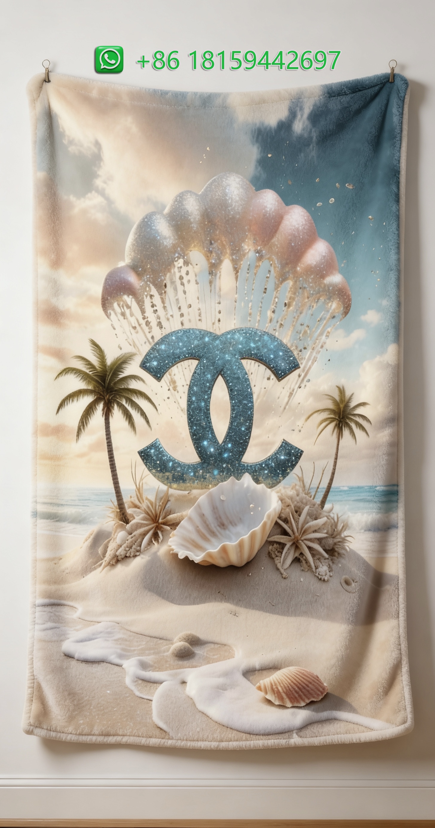 Chanel Throw Blankets